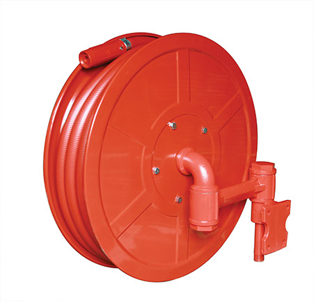 Compact Type First Aid Hose Reel Drum Set
